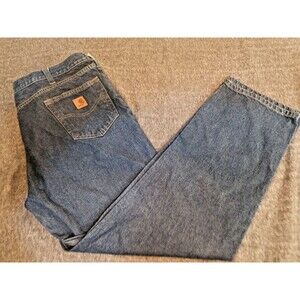 Carhartt B460 DVB Relaxed Fit Straight Leg Denim work Jeans Men’s Size 42 x 32